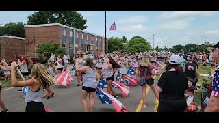 Dobyns Bennett High School Marching Band Kingsport 4th of July parade 2024 [upl. by Assenev]