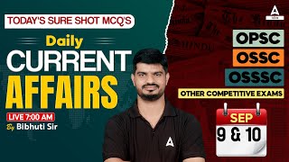 910th September Current Affairs 2024  Current Affairs Today Odia  Current Affairs By Bibhuti [upl. by Parrott]