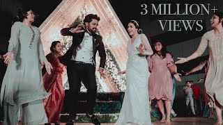 Best Dance Performance from Actor Balu Varghese and Aileena Wedding Reception  Official Video [upl. by Anoynek775]