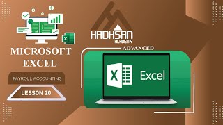 MSEXCEL LESSON 20 PAYROLL ACCOUNTING AFSOMALI [upl. by Yelnats126]