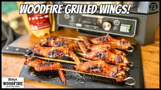 Ninja Woodfire Grilled Chicken Wings Sweet and Spicy Goodness  Smokin Pecan Pellets [upl. by Eiuol111]