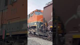 BNSF 1042 and BNSF 1111 trailing on an empty grain train through the Yakima Valley Sub [upl. by Seni]