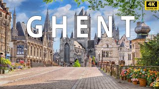 Ghent Belgium 🇧🇪  The Most Beautiful Medievel City in Europe 4K Walking Tour [upl. by Rehpotsirhk]