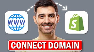 How To Connect Custom Domain to Shopify 2024  Step by Step [upl. by Lekcar78]