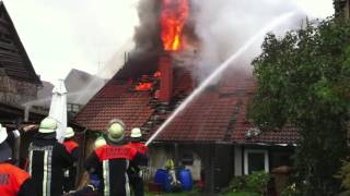 Großbrand in der Marktheidenfelder Altstadt [upl. by Normandy]