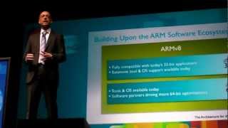 ARM Keynote ARM CortexA53 and ARM CortexA57 launched [upl. by Earb228]