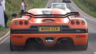 Hypercars and Supercars Leaving a Car Show Supercar Fest 2024  Sywell Aerodrome [upl. by Koziarz]