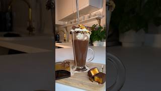 HONEYCOMB HOT CHOCOLATE RECIPE 🍫  Crunchie velvetiser hot chocolate [upl. by Clayborne70]