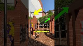 Krasse Schwinger Challenge 🤯 parkour movement viral shots [upl. by Ecnarrot]