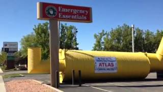 Round Culvert Shelter at Emergency Essentials Salt Lake City Utah [upl. by Marl]