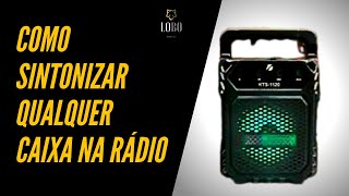 Como Sintonizar a Radio FM na Caixinha de Som KTS 1120  Tutorial [upl. by Nazar]