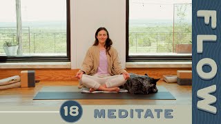 Flow  Day 18  Meditate [upl. by Anaiuq]