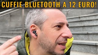 12 EURO per CUFFIE BLUETOOTH Come vanno [upl. by Banquer]