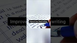 How to Improve Your Hand writing shortsfeed shorts short viralvideo video [upl. by Lenahc]