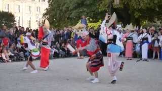 Awa Odori Paris 2015  Place des Vosges [upl. by Noiramed]