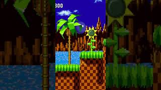 Speedrunning Sonic the Hedgehog  Green Hill Zone act 1 shorts sonicthehedgehog [upl. by Treat]