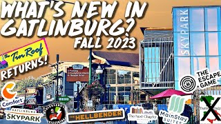 BIG ADDITIONS TO GATLINBURG FALL 2023 Skypark Arts amp Crafts Loop New Hotels Restaurants [upl. by Agosto]