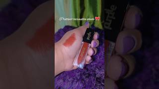 Swatching terracotta lipstick shade 💕 for every indian skintone shorts youtubeshorts ytshort [upl. by Ahsirt]