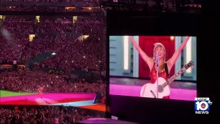 Taylor Swift kicks off Miami weekend of her Eras Tour [upl. by Linzer]