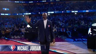 Michael Jordan NBA 75 List Introduction 🐐 [upl. by Beniamino]