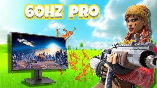 I PLAYED FORTNITE ON A 60Hz MONITOR [upl. by Oniskey]