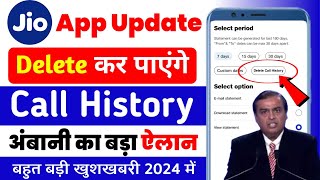 My Jio app se Call History kaise Delete kare  🚫 How to Delete Call History from MyJio App in 2024 [upl. by Ellerad]