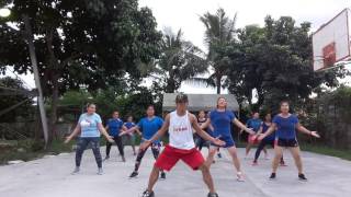 Tatlong bibe zumba dance By Paul Nunez [upl. by Allicirp259]