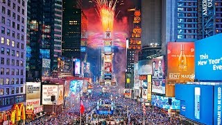 New York City Times Square Ball Drop 2018  New Year New York 2018  YOYO TV Kannada [upl. by Ahsets397]