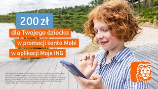 Konto Mobi z bezpieczną aplikacją Moje ING [upl. by Cooperman733]