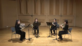 Herman Jeurissen Il Corno Festivo arranged for Horn Quartet [upl. by Eyaj]