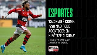 RACISMO É CRIME NÃO PODE ACONTECER EM HIPÓTESE ALGUMA ALEXANDRE SIMÕES SOBRE ATAQUES A GABIGOL [upl. by Nyrem147]