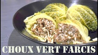 Choux Vert Farcis au Bœuf [upl. by Etezzil]