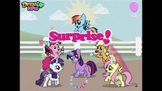 New Game  My Pony Birthday Surprise  DressUpWho Games [upl. by Leumas310]