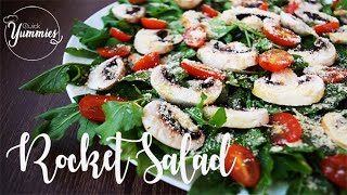 Rocket Salad Recipe  وصفة سلطة الروكا  Quick Recipe [upl. by Nodyarg463]