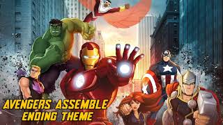 Avengers Assemble ending theme full hd [upl. by Borlow]