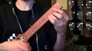 Totoros Theme ukulele cover  chords [upl. by Ayt]