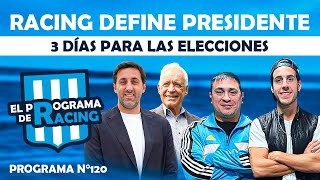 EL PROGRAMA DE RACING 120  BLANCO DEVIA O MILITO  RACING DEFINE PRESIDENTE [upl. by Nichole]