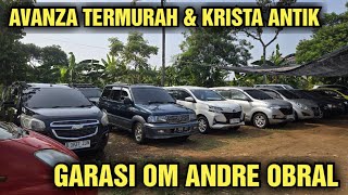 MURAH NI CASH 30 JUTA AJA HARGA MOBIL BEKAS DI SHOWROOM GARASI OM ANDRE OBRAL [upl. by Panaggio725]