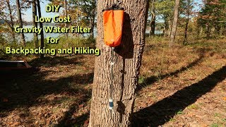 DIY Low Cost Gravity Water Filter for Hiking and Backpacking [upl. by Gnim]