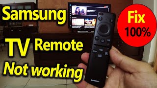 Samsung Crystal 4K UHD Smart TV remote not working  Model No UA43CU7700KLXL [upl. by Ahsataj]