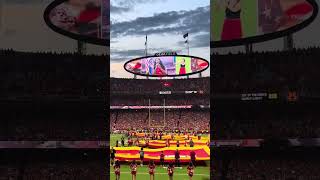 National anthem  Flyover Kansas City Chiefs 2024 Home Opener [upl. by Pesvoh]