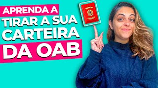 CARTEIRA DA OAB DEFINITIVA Como Tirar Quanto Tempo demora Valores [upl. by Nwahsed286]