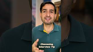 Chevening Interview Tips  Positive View shorts [upl. by Eiramanin978]