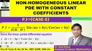 Non Homogeneous Partial Differential Equations  PI of Partial Differential Equations  PI Case 2 [upl. by Malonis40]