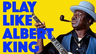 CROSSCUT SAW LESSON  How To Play Like Albert King  Amazing Albert King Stories [upl. by Dnomra986]