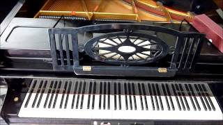 Grotrian Steinweg playing roll 12007 Chopins Valse Brillante pb by A Reisenauer [upl. by Dur370]