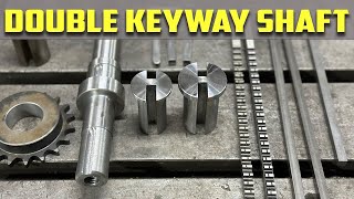 Machining Stub Shaft From Scrap  Machinery Mover [upl. by Rabiah16]