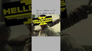 How we feeling about the nerfs space marine 2 boys spacemarine2 helldivers2 [upl. by Nagorb]