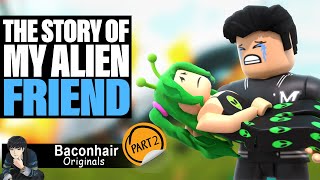 The Story Of My Alien Friend EP 2  roblox brookhaven 🏡rp [upl. by Vastha741]