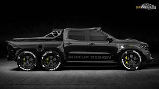 Monster X Is The 6x6 Carbon Fiber MercedesBenz XClass [upl. by Forkey4]